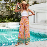 Dili Women's Clothing 2025 Spring And Summer Temperament Casual People Cotton Print To Hit The Legs Of Long Pants