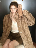 Litong Dyed Sharp Lamb Wool Coat 2026 Winter New Look Thin Fur Coat Woman