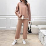 Dili Leisure Holiday Style Loose Long Sleeve Two-Piece Suit Women's Clothing 2025 Autumn And Winter