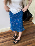 Vintage Gentle Wind Red Broken Flower Dress Women 2026 Summer New High-Rise Thin And Long Skirt