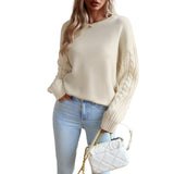 Dili Round-Neck Sweater Women's 2025 Autumn And Winter Women's Long-Sleeved Knitted Shirt Top