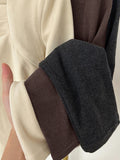 Grinding Long-Sleeved T-Shirt Women's Autumn And Winter With A Repair Body Collar Collar De-Velvet Bottom Shirt Short Top 2025 New