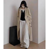 Cicctunable Hem Top Women In The Spring And Autumn To Take Two Pieces Of Spliced Long-Sleeved T-Shirts To Repair The Bottom Knitting Shirt