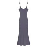 Summer New Sexy Babes Hanging Dress Pure Lust Wind To Show Thin Temperament Ass Long Skirt Woman