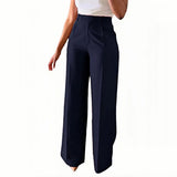 New Commuting High-Waisted Straight Trousers Straight Trousers Casual Suit Long Trousers Female