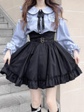 Little Man Jk Ponp-Uppable Dress Set Girl Lori Wind Wears Sweet Cute Lolita Cake Dress