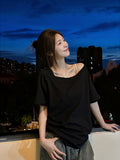 Design A Small-Sized Hottie Cotton-Sleeved Short-Sleeved T-Shirt For Summer Relaxed Casual Simple T-Shirt