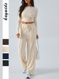 Dili Yoga Sports Long-Sleeved Trousers Set Women's Clothing 2025 Spring And Summer