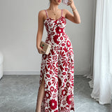 Dili 2025 Spring And Summer Temperament Elegant Kinesipress Small Sling Wide Leg Long Trousers Women's Clothing