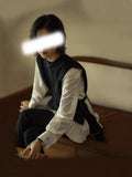 Korean Literature And Art New Women's Casual Temperament Suit Loose Irregularly Take Two Sets