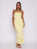 Dili Elegant Braided Ass Long Skirt Dress Women's Dress 2026 Spring And Summer