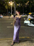 French Floral Sling With A Joint Dress Women's Summer 2026 New High-End Temperament Slimming Bag-Buta Long Skirt
