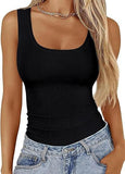 2026 Women Decorating Hottie Sleeveless Round-Neck Vest Street Fashion Women's T-Shirt Vest