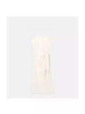 The New Hopeful Holiday Wind Tied With White Dress Summer Short-Sleeved Dress