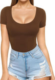 2025 Women's Low Round Collar Long Sleeve Sextender T-Shirt T-Shirt