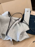 Korean Double Zippered Apricot Knitted Cardigan Sweater Jacket Women's Autumn And Winter 2025 New Lazy Loose Top