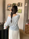 Pure Desire Unique High-End Chic Short-Sleeved T-Shirt 2026 Summer New Super Fire Age Loose Thin Top