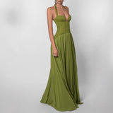 2026 New Sexy Hanging Neck Hanging Back Hanging Neck Dress