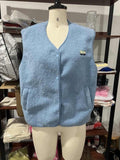 Sleeveless Velvet Short Vest Top 2025 Women's Loose Vest Coat Temperament Commute