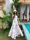 2026 Summer New French Sexy Sling With Sling Dress Fashion Design Feel Holiday Style Pure Dress Woman