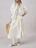 Southeast Asia French Temperament Shirt Top Women Wear A Niche Design Shirt Commuting Two Pieces