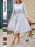 Dili Vacation Leisure Wind And Breeze Breeze Tied Belt To Close The Waist Dress Woman 2025 Spring And Summer