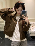 Maillard Short Velvet Jacket Women's Spring And Autumn Dress Retro Lazy Chic And Cool And Fur Jacket Jacket