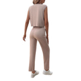 Dili Leisure Vacation Repair Short Sleeve Pants Set Women's Clothing Spring/Summer 2025