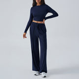 Dili Yoga Sports Long-Sleeved Trousers Set Women's Clothing 2025 Spring And Summer
