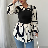 Dili Leisure Vacation Premium Printed Vest Shirt Women's Winter 2025