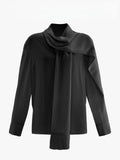 New Shirt Design Scarf Shirt Collar Tute Commuting Shirt Smart Wear With Multi-Season With Shirt