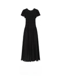 Irregular Strong Texture Silk Silk Cotton Light And Breathable Light And Thin Heavy Industry To Take Folded Flower Buckwl Sleeve Umbrella Dress
