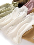 Bing Hemp Sunscreen Woman V-Neck Knitted Cardigan Thin Bamboo Thong Jacket Summer Loose Lazy Outside Air Conditioning Shirt