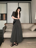 Tea Break French Temperament Dress Dress Women Summer 2026 New Pear-Shaped Body Waist Thin Hepburn Style Dress