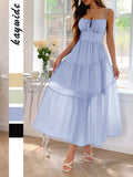 Dili Leisure Vacation Hanging Waist Girt Dress Women's Dresses Summer 2025