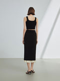 French Temperament Design Sense Of High-End Half-Body Dress Summer 2025 New Straight High-End Half-Dress Woman