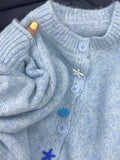 Milk Green Gentle Wind High-End Knitted Cardigan Women With 2025 Early Autumn New Small Sweater