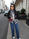 Coat Temperament Warm Long-Sleeved Fur Spliced With Woolly Coat Women's New Environmentally Friendly Fur