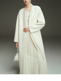 Spring 2026 White Moonlight Temperament A Word White Half-Dress Female Net Yarn Long Skirt Atmosphere Multi-Season