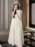 Hepburn-Style Black Sleeveless Vest Dress Women's Summer 2026 New Tea Break French Temperament Loose Dress
