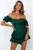 Exploding Cake Skirt Fashion Sexy One-Word Lantern Lotus Leaf Sleeve Casual Summer Women's Skirts
