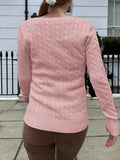 Dili Leisure Simple Long-Sleeved V-Neck Vest Lined With Wool Women's Clothing 2025 Autumn And Winter