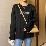 Pure Cotton Morning And Autumn White Long-Sleeved T-Shirt 2025 New Design Sense Loose Spring And Autumn Bottom Shirt Women Put On Clothes