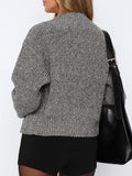 Dili Casual Simple Long Sleeves With Sweater Wool Women's Clothing 2025 Autumn And Winter