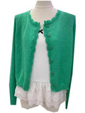 Sweater Women's Early Spring New Hook Flower Temperament Thirteen Lines Of Pure Color Simple Loose External Knitted Cardigan Soft Thin