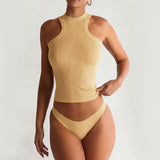 Dija Y2K Sports Yoga Vest T-Shirt Women's Clothing 2026 Summer