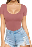 2025 Women's Low Round Collar Long Sleeve Sextender T-Shirt T-Shirt