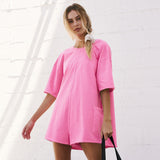 Explosion Hot Sales Jump-Suited Trousers Loose Pocket Jumpsuit Sexy Women's Casual Sportswear