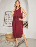 Summer Breast-Feeding Skirt Vest Lady Homewear Pyjamas Modale Cotton Retling Skirt