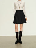 Spring And Summer New Seoul Academy Deconstruction Cold Pressure Fixed Type A Short Version Of The TR Twill Skirt Trousers Woman